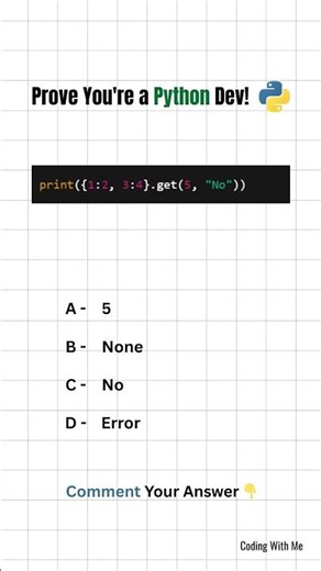 Prove You are a Python Dev| #pythontutorial #python #codenewbie #coding #learnpython