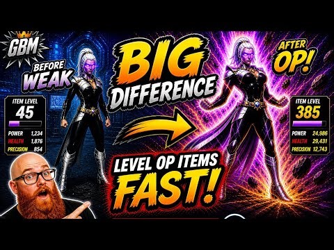 DCUO OP Items Made Simple - Level Them FAST (Beginner Guide)