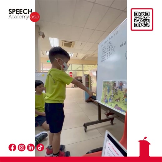 Making observations 🧐 is an effective way to practise our speech 🗣 This is because we push ourselves to verbalise what we see, and then deliver these descriptions clearly to our friends! #EarlyEducationJourney #SAA #KidsOfSAA #KidsEducation #EducationSingapore #speechacademyasia | Speech Academy Asia