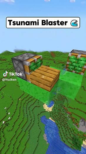 Unleash the Minecraft Tsunami Blaster 🌊