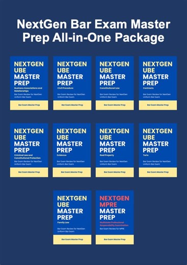 Nextgen Bar Exam Outlines All-in-one Package for UBE Uniform Bar Exam and MPRE Multistate Professional Responsibility Examination - Etsy