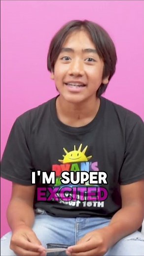 Ryan's World - Excited for fans to see his new movie!