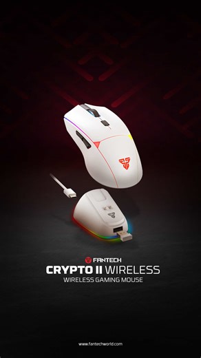 Unboxing the CRYPTO II WIRELESS WG7V2RD, a wireless gaming mouse created for flexible setups, smooth control, and effortless switching. Built with tri-mode connectivity and subtle ARGB lighting, designed to adapt across gaming, work, and daily use. #fantech #fantechmouse #fantechgamingmouse