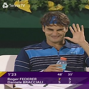 Simply incredible 🤩 Reliving this unbelievable moment from 2007 by 8-time Dubai winner Roger Federer! | Tennis TV