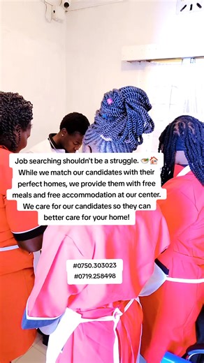 We are located in Kikuyu town next to equity bank. We send our girls to work anywhere in Kenya. For Employers: our charges are very affordable: from 2.500 only , Deductible: 1.250 , Warranty: 2months. Requirements for job seekers: - Original ID. - Nguo zako. - Personal care items(Toothbrush, Toothpaste, Sabuni,Tissue). -200 bob office registration. **** Free meals, Free accommodation provided. **** You must Come to our office in kikuyu town next to equity bank #Ethicalplacement #goodboss ##happy