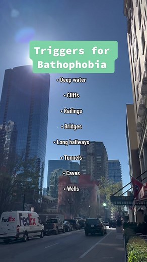 Bathophobia is an intense fear of depths. People with bathophobia experience anxiety or panic when near or thinking about a depth, despite knowing that they are safe from falling or being consumed by it. Symptoms of bathophobia include nausea, dizziness and elevated heart rate. Recommended treatments include exposure therapy, cognitive behavioral therapy and anti-anxiety medications. Article: Bathophobia (Fear of Depths): Symptoms, Treatments, & How to Cope Written by: Leslie Shapiro LICSW Medic