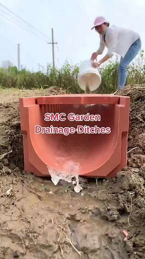 Polymers Concrete U Shape Finished Draining Ditches