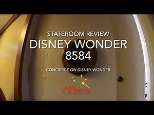 Disney Wonder Cabin 8584 - Category 3 - Concierge Family Oceanview Stateroom with Verandah