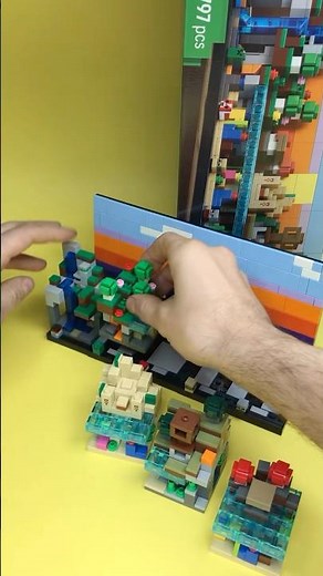 2026 LEGO Minecraft 21589 Mini Biomes set 🟦🟧🟩🟨 #rlfm #21589 #reviews #minecraft #gifted #LEGO