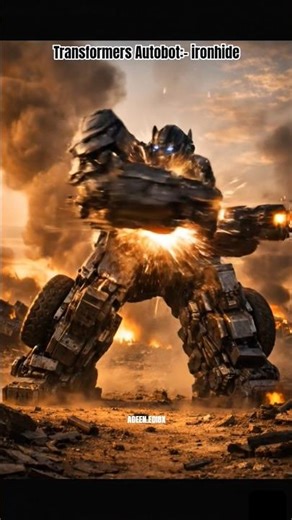 Transformers Autobot Ironhide scene #aianimation #transformers #ironhide #autobots #toyotahilux #ai