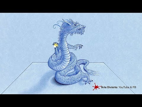 CÓMO DIBUJAR UN DRAGÓN CHINO (+-3D)