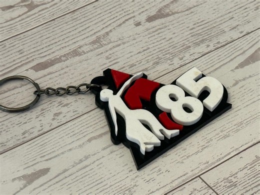 Custom Delta Sigma Theta Line Number Keychain - Etsy