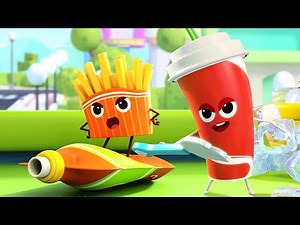 Hamburger and Cola Song | Colors Song, Ice Cream | Nursery Rhymes |Kids Songs |Kids Cartoon |BabyBus - Videos For Kids