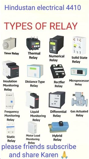 TYPES OF RELAY#UNDERSTANDING OF DIFFERENT TYPE RELAY#electrical#industrialelectrician#electricalengi