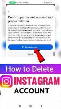 HOW TO DELETE INSTAGRAM ACCOUNT #shorts #howto #youtubeshorts #instagram #account #solution #tech