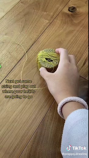 DIY Room Decor: Easy Preppy Heart String Art