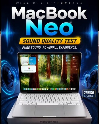MacBook Neo 256GB Speaker Test 🔥