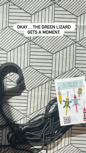 The green lizard kit is pure serotonin. 🦎💚 You build the whole thing yourself, bead by bead, and it’s honestly addictive in the best way. If you make one, tag me — I love seeing them come to life! #giantbeadkit #diybeadkit #beadcraftkit #makeprettyshhh #screenfreefun #kidscraftideas #adultcraftkits #sensorycrafts #craftreels #classroomdecor #creativekids #beadart #smallbusinesslove | Make Pretty Shhh