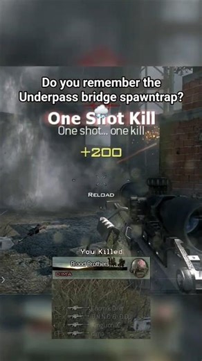 Do you remember the Underpass bridge spawntrap?🌧 #mw2 #nostalgia #callofduty
