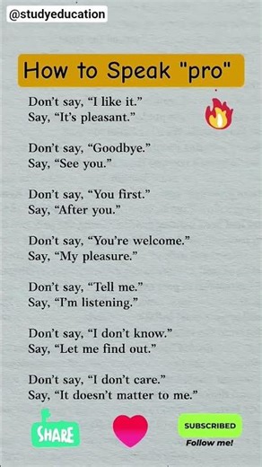 Stop Saying This! Speak Like a Pro in English Englishwithtanveer Improve English Fast