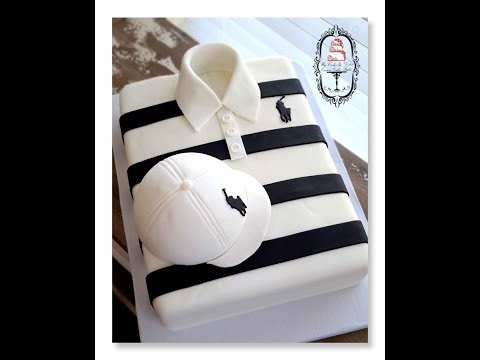 Polo Shirt Cake/Cake Decorating Tutorials/from start to finish