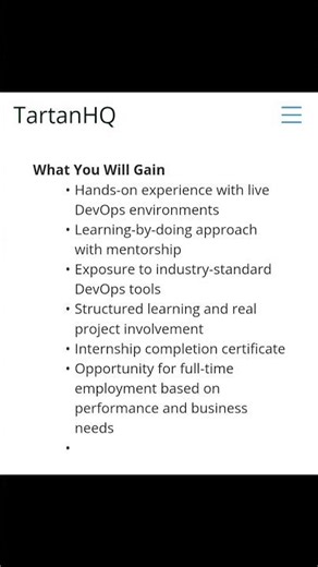 Hiring Fresher Devops Intern