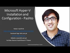 Microsoft Hyper-V Installation and Configuration in Pashto