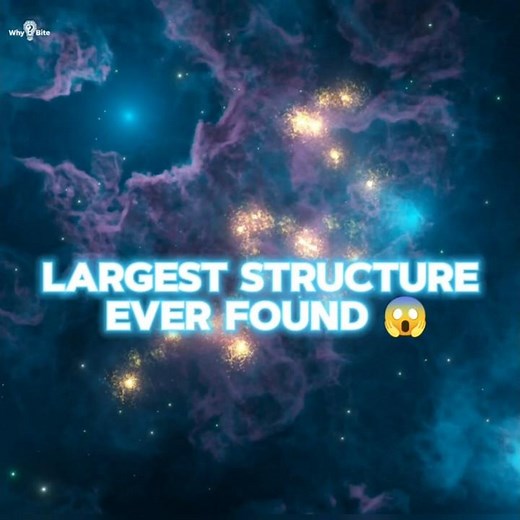 The Largest Structure Ever Found in the Universe #universe #cosmos #astronomy #space
