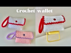 How To Crochet Wallet | Simple and Easy Pouch Wallet✨