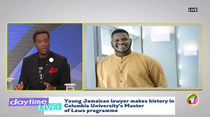 Young Jamaican Attorney-at-law, Jordan Jarrett, makes history in Columbia University’s Master of Laws programme. Jarrett, who grew up in Kingston, is the only Jamaican and Caribbean native to have been admitted to Columbia Law School’s Master of Laws programme 2021-2022, after being granted the Smith Family Scholarship. #TVJDaytimeLive #TVJDTL | Television Jamaica