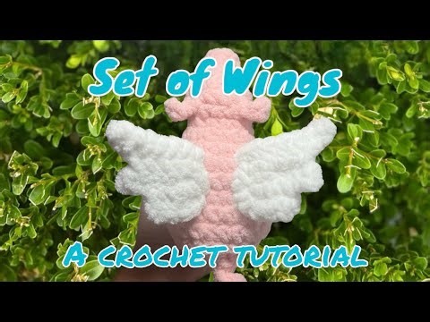 CROCHET WINGS FREE PATTERN - Crochet Wings Tutorial - Easy Crochet Wings