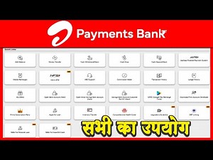 Airtel payment bank all service use | how to use airtel payment bank all service-cyber cafe training