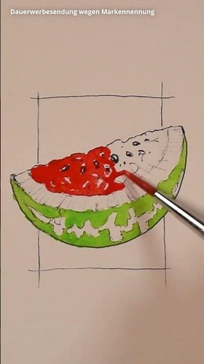 I drew a watermelon 🍉