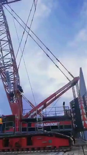 92K views · 1.2K reactions | Mammoet's Liebherr LR1300 with luffing jib is doing the heavy lifting on a warehouse in Hamilton, Ontario, Canada. | Associated Wire Rope Fabricators, INC | Facebook