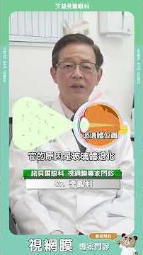 |李鳳利醫師| 飛蚊症影響視力怎麼辦? 專家來解答【視網膜專家門診】就在站前諾貝爾眼科