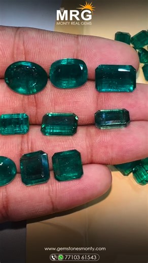 Natural Emerald Zambian Exclusive Quality Valuable Laboratory Certified 100% Natural #montyrealgems #gemstones #naturalgemstone #emerald #zambian #zambianemerald #wholesale #Certification | Monty Real Gems