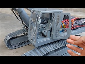Homemade RC Excavator from PVC | Part 08 - Cabin