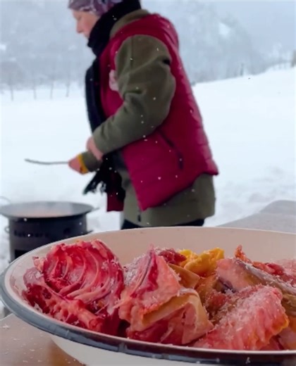 30K views · 762 reactions | Roasted GUINEA FOWL in Wilderness Snowy Mountains Relaxing Cooking | Outdoor Chef | Facebook