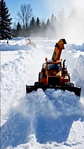 Snow PLOWING Beast! 🌨️💪#snow #snowplow #winter #snowremovalblade
