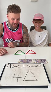 373K views · 5.2K reactions | Make 4 Triangles moving 1 stick challenge | Ryan TricksTv | Facebook