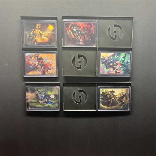 Horizontal Toploader Trading Card Wall Display - Etsy Canada