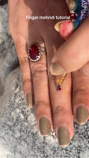 Finger Mehndi Tutorial: Step-by-Step Guide