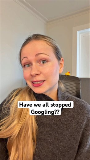 Have we all stopped Googling??
