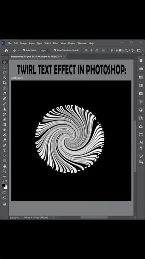 Easy Twirl Text Animation Style: Photoshop Design Tips