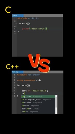 C vs C++ #crd