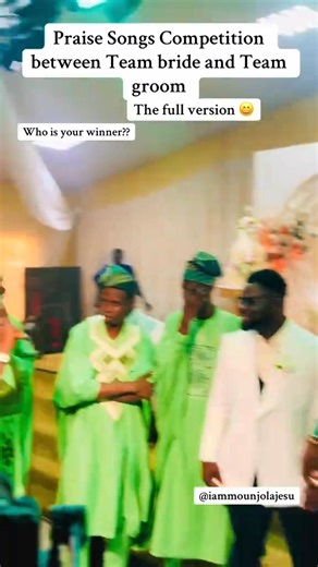 Praise Songs Competition between Team bride and Team groom Who is your winner?? #CelestialVibes | Celestial Vibes