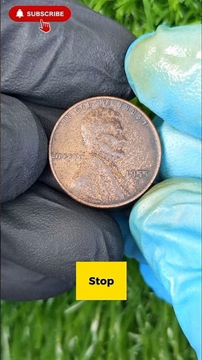 1955 D Lincoln Wheat Penny Value | Rare United States Coin Worth Big Money!#coin #shorts