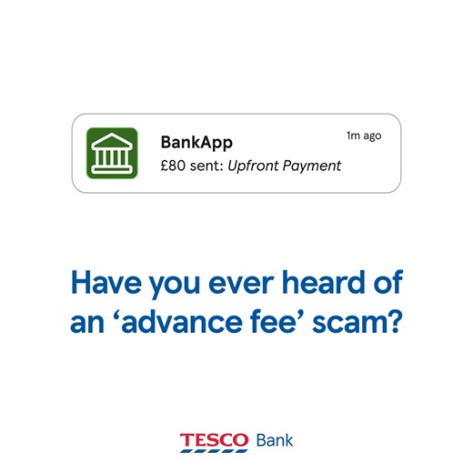 3.5K views · 11 reactions | Legit offers don’t come with a price tag. If a job or prize requires an upfront payment, it could be a scam #TakeFive before paying upfront. Tap the link for more info https://bit.ly/3JF7tjo #AdvancedPaymentScam #TescoBank | Tesco Bank | Facebook