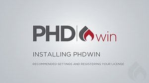 Installing PHDwin V3