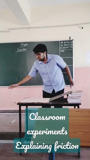 Classroom experiments- Explaining friction